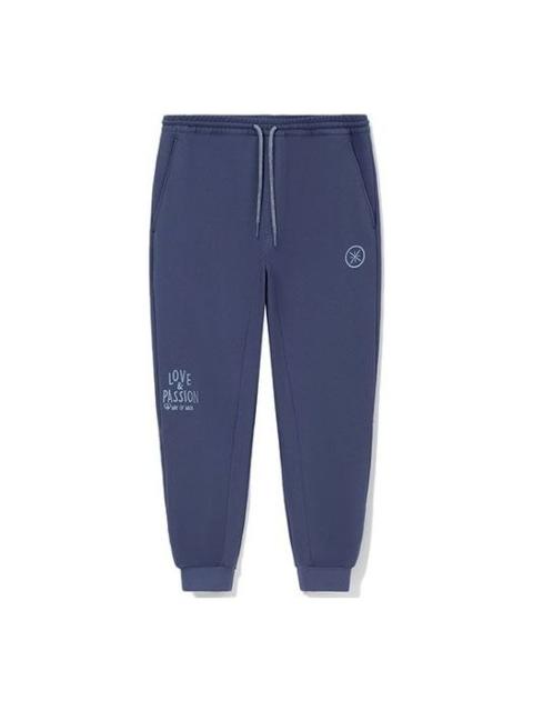 Li-Ning x DFT Way Of Wade Graphic Joggers Sweatpants 'Blue' AKXR625-1