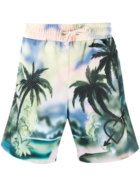 Paradise mesh track shorts