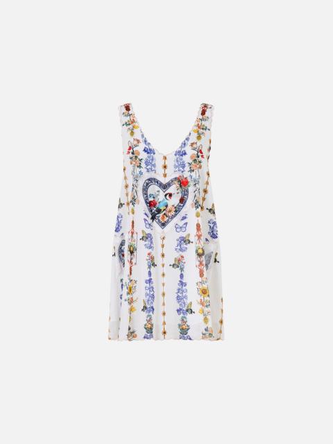 SHORT POCKET DRESS WITH LOW BACK