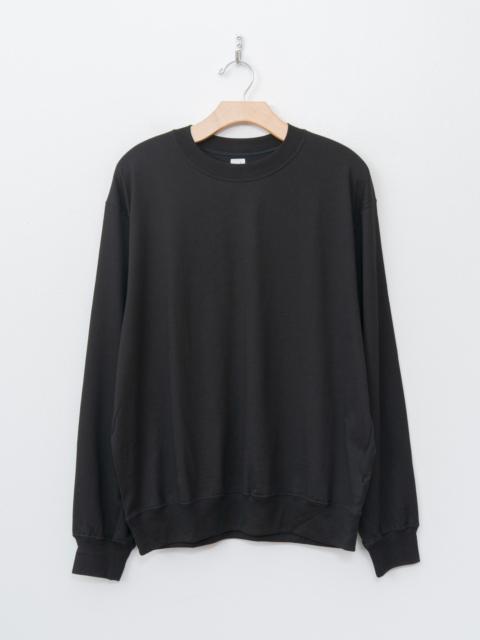 Silk Cotton L/S Pullover - Black