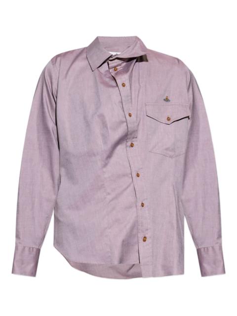 Orb-embroidered shirt
