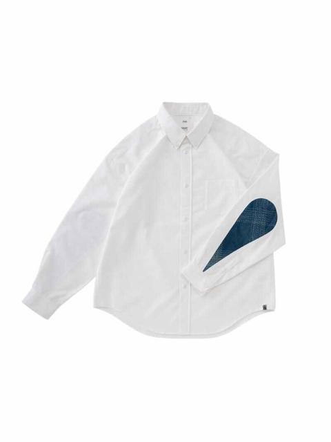 ALBACORE B.D. SHIRT L/S SASHIKO WHITE