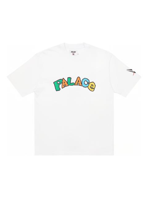 Palace X WWE SS23 Logo T-Shirt 'White' P22TS460