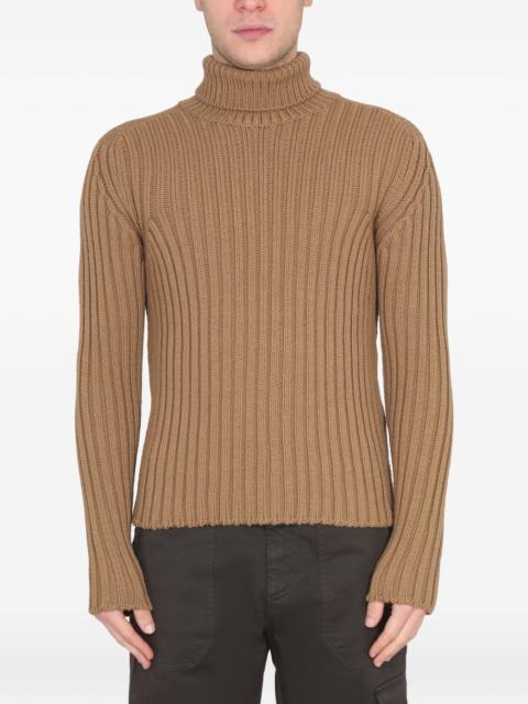 roll-neck sweater