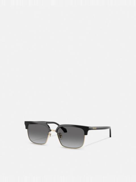 Signature Low-Bridge Squared Sunglasses