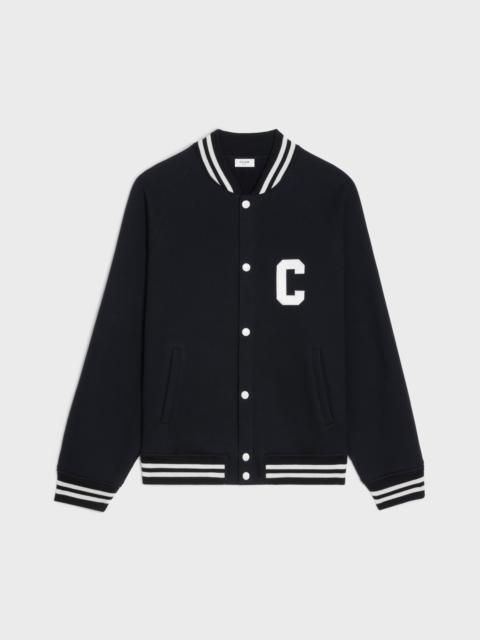 CELINE COLLEGE TEDDY JACKET IN FLEECE
