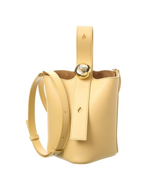 Loewe Pebble Mini Leather Bucket Bag