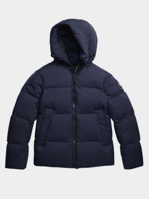 Men's Crofton Matte Nylon Hooded Puffer Jacket