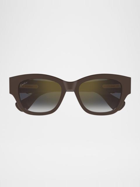 Acetate Rectangle Sunglasses