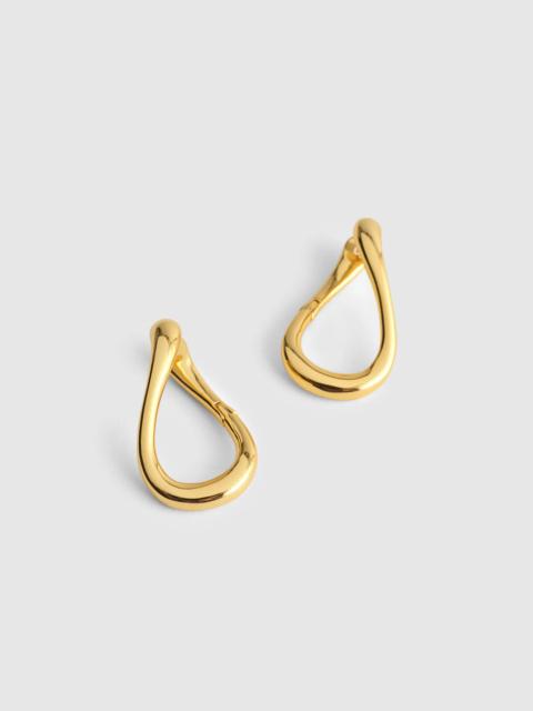 Front-Back Twisted Large Hoop Earrings