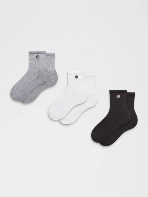 Unisex Daily Essential Quarter Socks *3 Pack