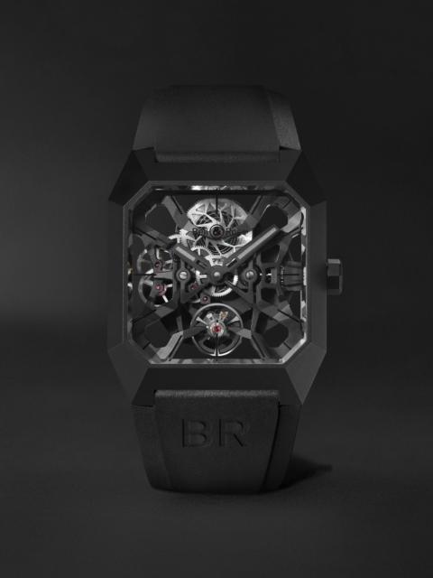 BR 03 Cyber Limited Edition Automatic 42mm Ceramic and Rubber Watch, Ref. No. BR03-CYBER-CE Black