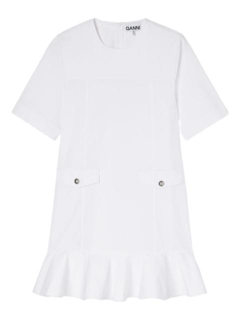ruffled pocket dress