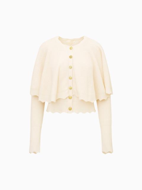 Daelyn Cashmere Cape Cardigan