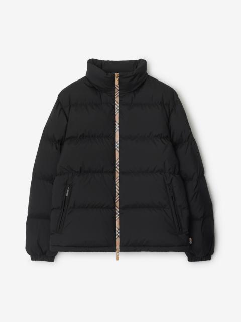 Checker-tape Snowdon Puffer Jacket