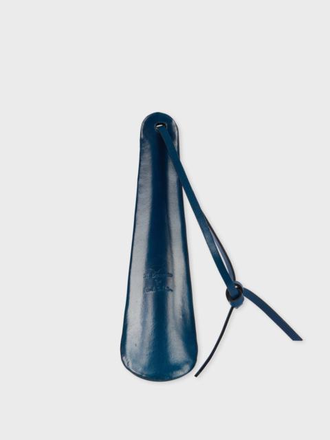 Il Bussetto for Paul Smith - Poseidon Blue Leather Small Shoehorn
