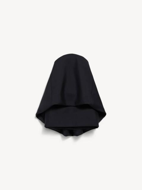 Women's Mini Balloon Dress in Black