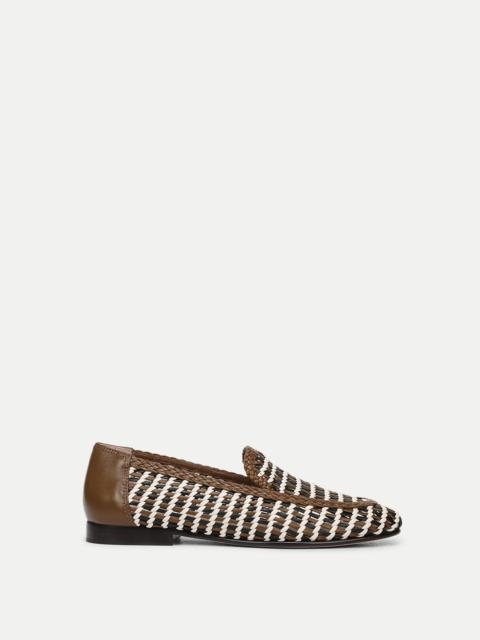 PRILLA WOVEN LEATHER LOAFER