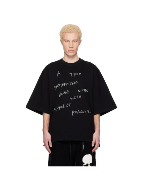 Black MW Decorated SS Sweatshirt