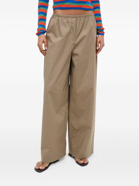 Bonfire elasticated-waistband trousers