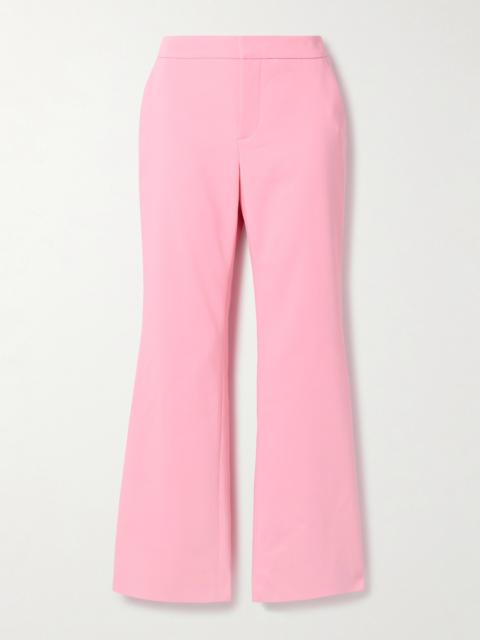 Crepe Straight-leg Pants