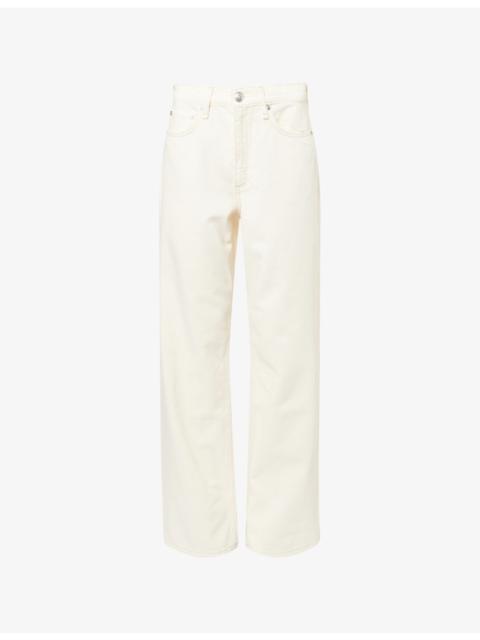 The Shea Straight-Leg Mid-Rirse Jeans