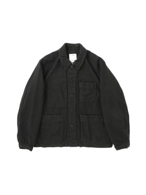 TRAVAIL COVERALL MOLESKIN DMGD BLACK