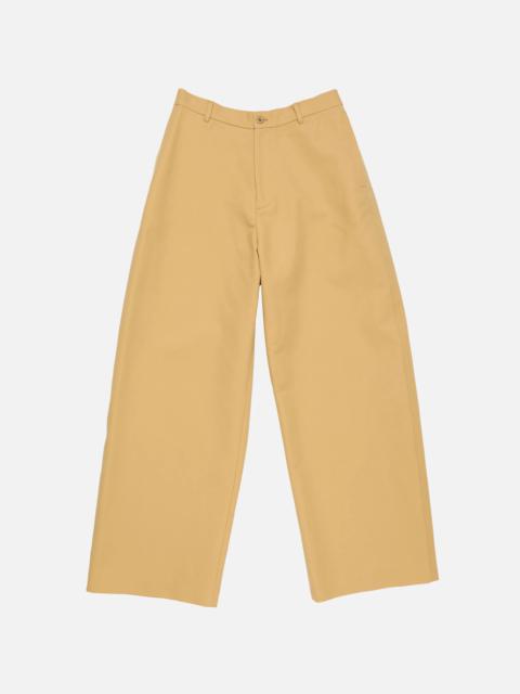 Satin trousers - Sand beige