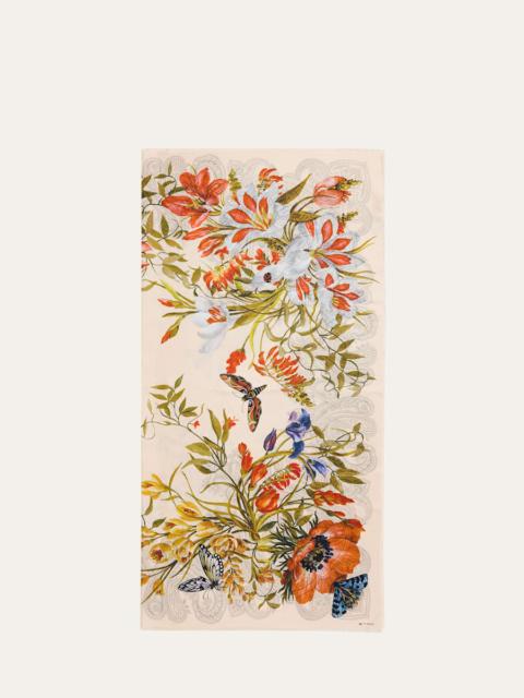 Boheme Floral Silk Scarf