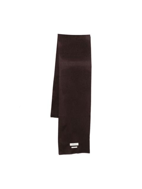 frayed cashmere scarf