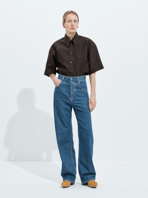 Atlantic Blue Wide Leg Jeans
