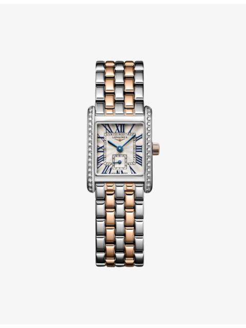 L5.200.5.79.7 Mini DolceVita Stainless-Steel and 0.456ct Diamond Quartz Watch