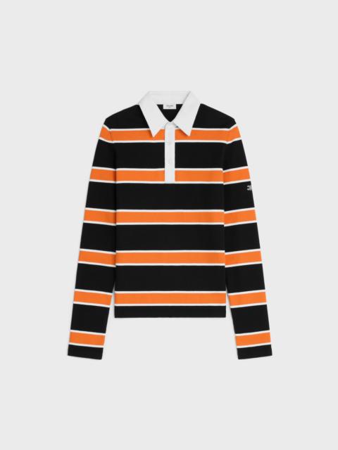 polo shirt IN STRIPED COTTON JERSEY