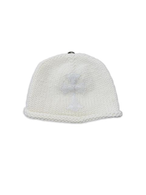beaded cross beanie hat