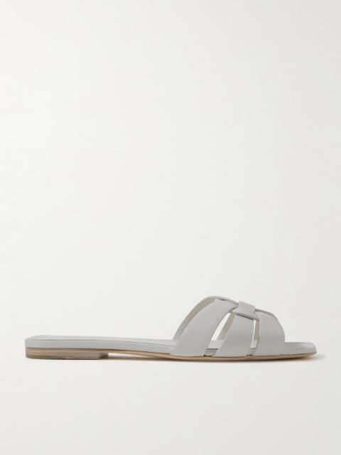 Tribute Woven Leather Slides