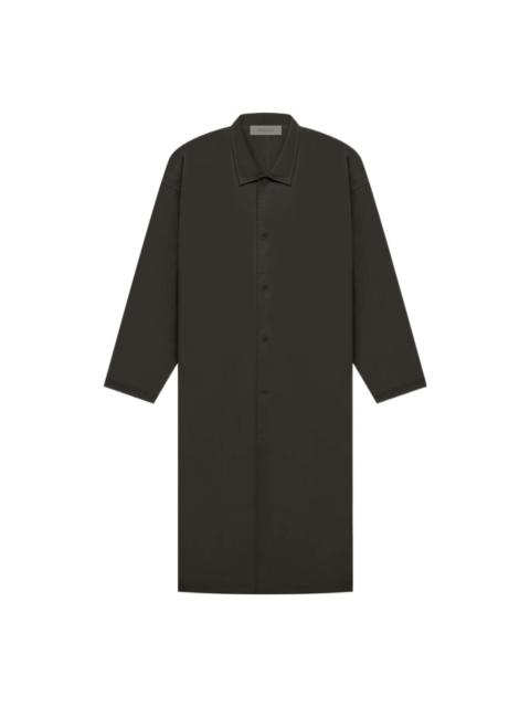 Fear of God Essentials FW22 Long Coat 'Off Black' FOG-FW22-852