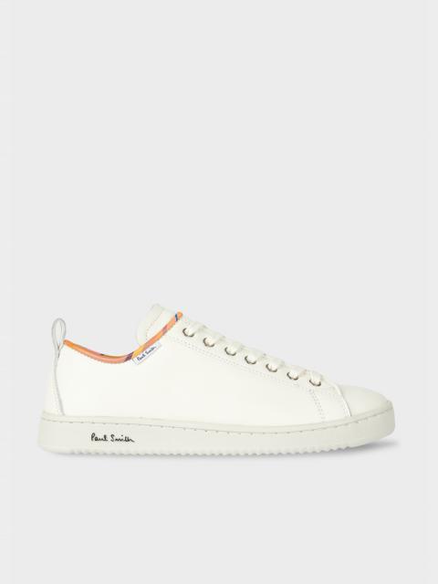 Women's White 'Dusky Swirl' Trim 'Miyata' Trainers