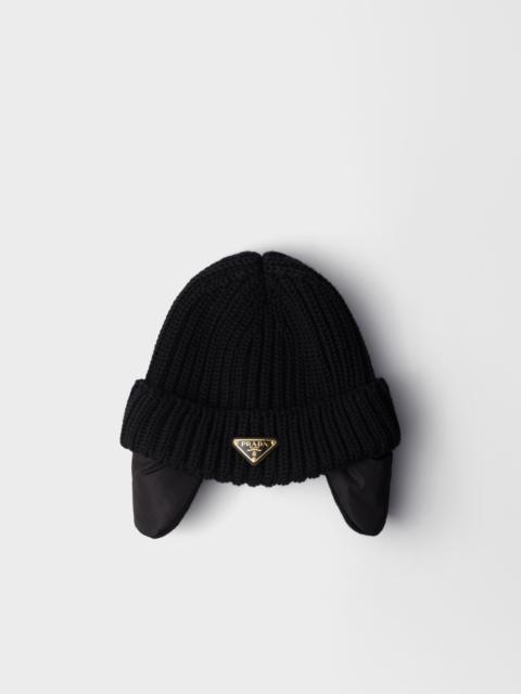 Re-Nylon and knit cap