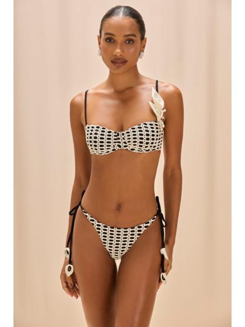 SELENE MESH COLOR BLOCK BIKINI BOTTOM