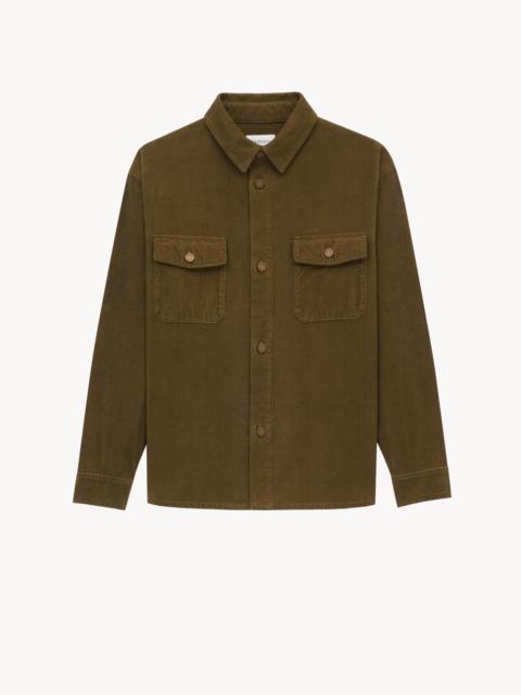 OVERSHIRT IN CORDUROY