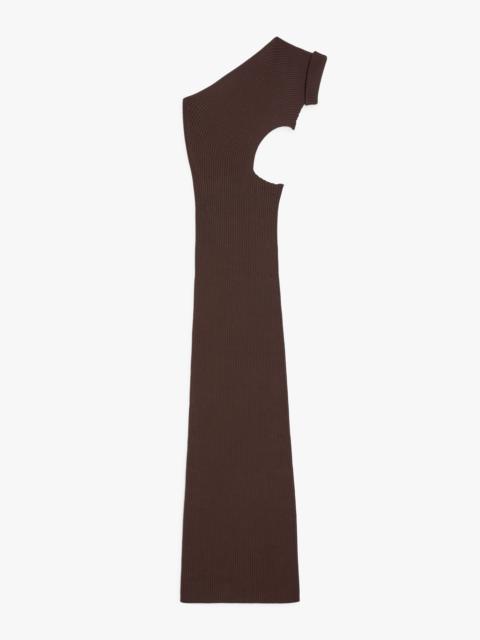 ARDA1234 Ribbed viscose dress