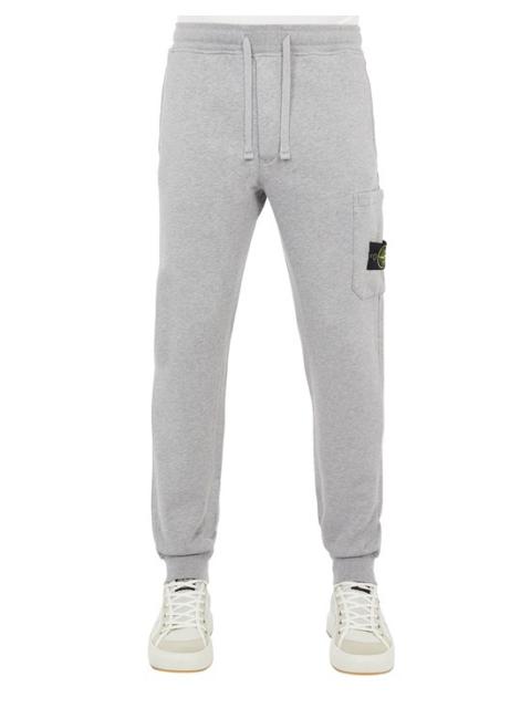 64551 GARMENT-DYED COTTON FLEECE  DUST MELANGE