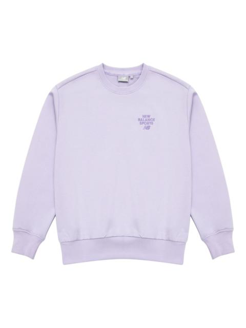 New Balance Logo Print Pullover 'Purple' 5CD12152-DV