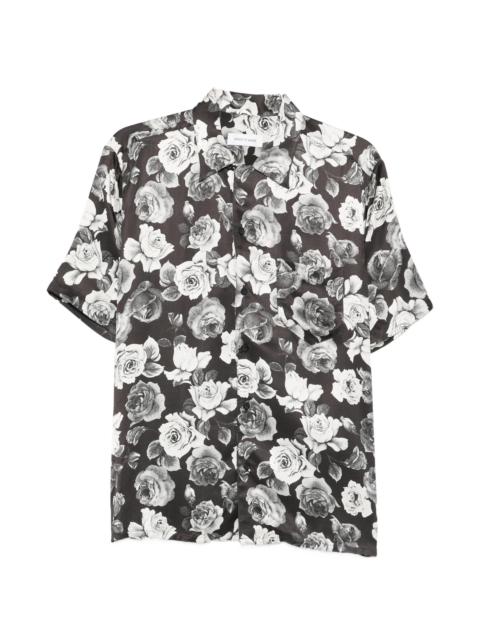 Ernest W. Baker Rose-print Shirt