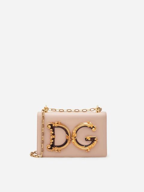 Nappa leather DG Girls shoulder bag