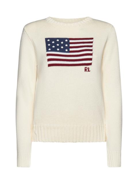 Flag cotton sweater