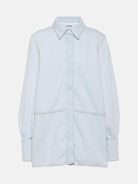 Future logo denim shirt