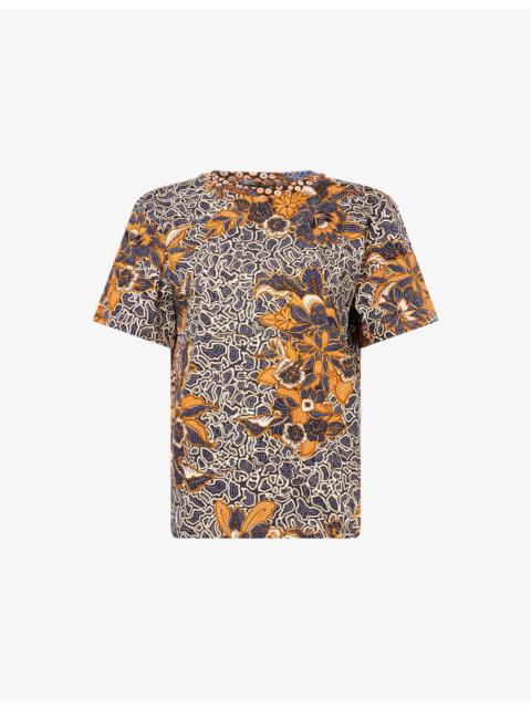 Graphic Print Cotton-Jersey T-Shirt