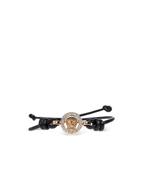Medusa Head leather bracelet