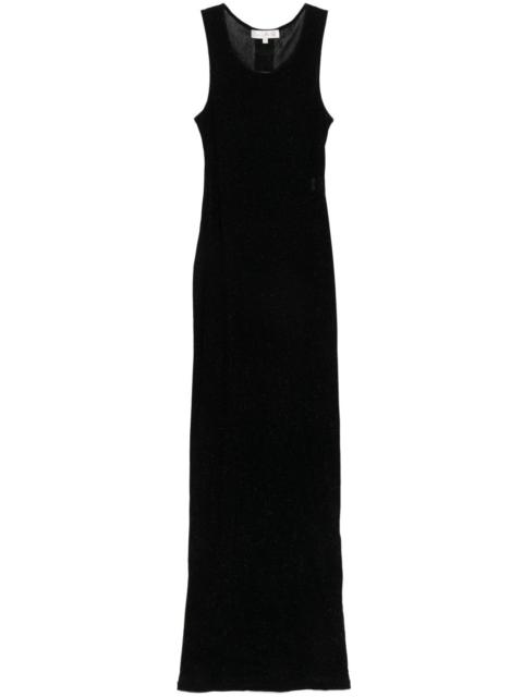 velvet tank maxi dress